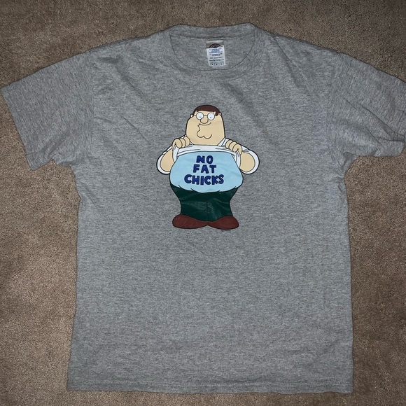 Peter griffin no fat chicks shirt Clearance